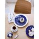 Villeroy & Boch Old Luxembourg Brindille Piatto fondo Rotondo Porcellana Blu, Bianco 1 pz 4