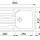 Franke CUG 611 Lavello ad incasso Rettangolare Fragranito 3