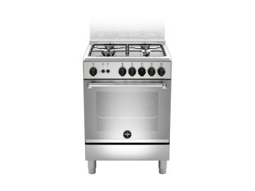 Bertazzoni La Germania Americana AMN664GXV cucina Elettrico/Gas Gas Acciaio inox