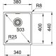 Franke Kubus KBG 110-34 Lavello sottopiano Rettangolare Granito 3