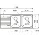 Franke Smart SRX 621 Lavello ad incasso Rettangolare Acciaio inox 3