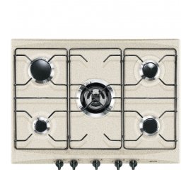 Smeg SR275AV2 piano cottura Beige Da incasso Gas 5 Fornello(i)
