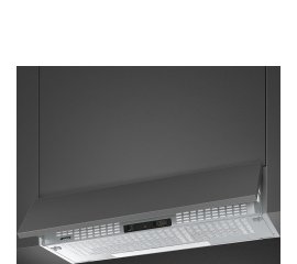 Smeg KSEIR92SE2 cappa aspirante Semintegrato (semincassato) Argento 225 m³/h