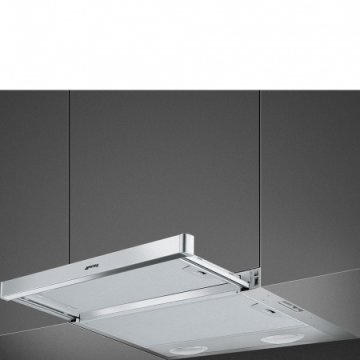 Smeg KSET61E2 cappa aspirante Semintegrato (semincassato) Argento 310 m³/h