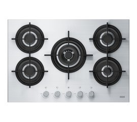 Franke Crystal Steel Pro FHCR 755 4G TC HE XA C Acciaio inox Da incasso 75 cm Gas 5 Fornello(i)