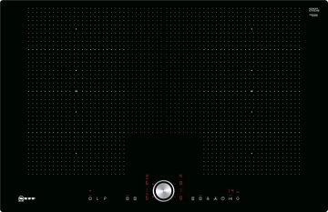 Neff T68PT6QX0 piano cottura Nero Da incasso 80 cm Piano cottura a induzione 4 Fornello(i)