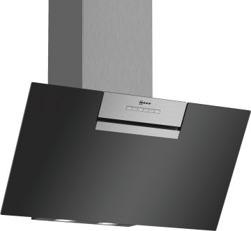 Neff D85IEE1S0 cappa aspirante Cappa aspirante a parete Nero, Acciaio inox 670 m³/h