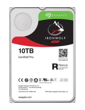 Seagate IronWolf Pro disco rigido interno 10 TB 7200 Giri/min 256 MB 3.5" Serial ATA III