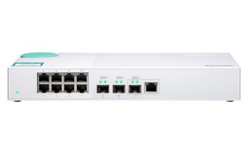 QNAP QSW-308-1C switch di rete Non gestito Gigabit Ethernet (10/100/1000) Bianco