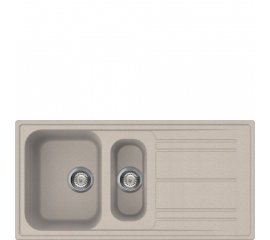 Smeg LZ102AV2 lavello Lavello montato su piano Rettangolare Granito