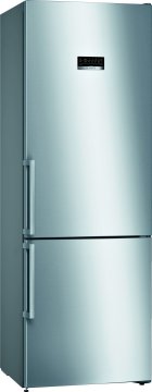 Bosch Serie 4 KGN49XIDP frigorifero con congelatore Libera installazione 438 L D Acciaio inox