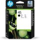 HP Cartuccia originale inchiostro nero 45 grande 2