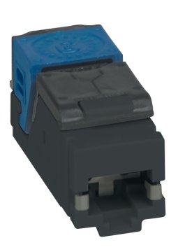 Legrand 033763 cavo di collegamento RJ-45 Nero, Blu