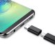 Hamlet XADTC-UM-MF adattatore per inversione del genere dei cavi USB-C Micro USB Nero 4