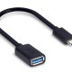 Hamlet XADTC-U2A-MF02 cavo USB USB 3.2 Gen 1 (3.1 Gen 1) 0,2 m USB A USB C Nero 2