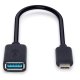Hamlet XADTC-U2A-MF02 cavo USB USB 3.2 Gen 1 (3.1 Gen 1) 0,2 m USB A USB C Nero 3