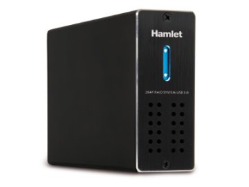 Hamlet 2Bay Raid System unità di archiviazione esterna USB 3.0