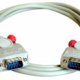Lindy 9 pol. RS232 1:1 Kabel 2m cavo di segnale Bianco 2