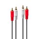 Lindy 35661 cavo audio 2 m 2 x RCA Rosso, Bianco 2