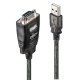 Lindy 42686 cavo seriale Nero 1,1 m USB tipo A DB-9 2