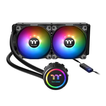 Thermaltake Water 3.0 240 ARGB Sync Processore Raffreddatore di liquidi tutto in uno Nero, Multicolore