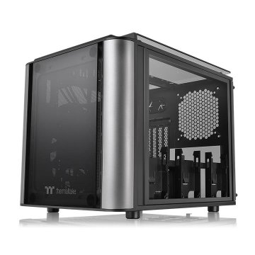 Thermaltake Level 20 VT Micro Tower Nero, Argento