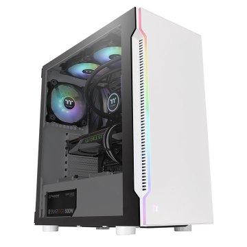 Thermaltake H200 TG Snow RGB Midi Tower Bianco