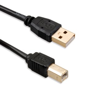 Vultech US21305 cavo USB 5 m USB 2.0 USB A USB B Nero