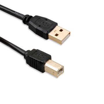 Vultech US21305 cavo USB USB 2.0 5 m USB A USB B Nero