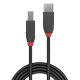 Lindy 36671 cavo USB 0,5 m USB 2.0 USB A USB B Nero, Grigio 3