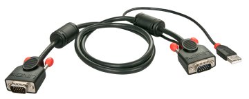 Lindy 33770 cavo VGA 1 m VGA (D-Sub) Blu