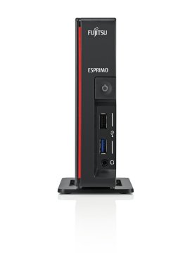 Fujitsu ESPRIMO G558 Intel® Core™ i5 i5-9400T 8 GB DDR4-SDRAM 256 GB SSD Windows 10 Pro USFF Mini PC Nero