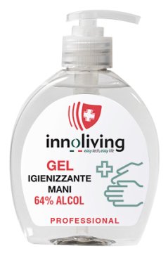 Innoliving INMD-006 disinfettante per le mani Igienizzante per mani 300 ml Flacone a pompa Gel
