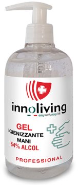 Innoliving INMD-007 disinfettante per le mani Igienizzante per mani 500 ml Flacone a pompa Gel