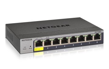 NETGEAR GS108Tv3 Gestito L2 Gigabit Ethernet (10/100/1000) Grigio