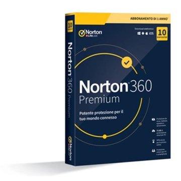 NortonLifeLock Norton 360 Premium 2020 Sicurezza antivirus Full 10 licenza/e 1 anno/i