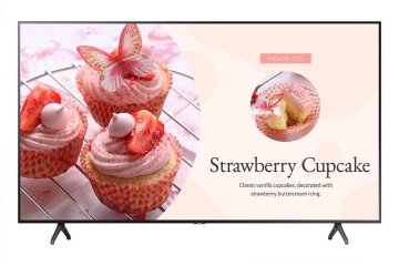 Samsung BE75T-H Pannello piatto per segnaletica digitale 190,5 cm (75") LED Wi-Fi 250 cd/m² 4K Ultra HD Grigio Processore integrato 16/7