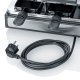 Severin RG 2344 griglia per raclette 8 persona(e) 1400 W Nero, Acciaio inox 8