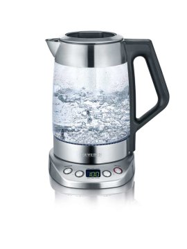 Severin WK 3479 bollitore elettrico 1,7 L 3000 W Nero, Acciaio inox