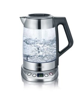 Severin WK 3479 bollitore elettrico 1,7 L 3000 W Nero, Stainless steel