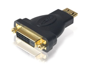 PureLink PureInstall PI015 HDMI Type A Male DVI-D Female Nero