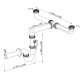 Smeg 3713 accessorio idraulico per lavandino Bianco 3