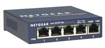 NETGEAR FS105-300PES switch di rete Non gestito L2 Fast Ethernet (10/100) Blu