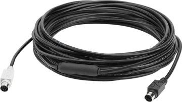 Logitech GROUP 10m Extender Cable cavo PS/2 6-p Mini-DIN Nero