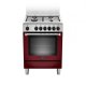 Bertazzoni La Germania Americana AMN664EVIV cucina Elettrico Gas Rosso 2