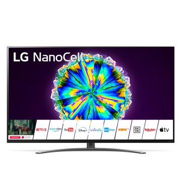 LG NanoCell NANO86 55NANO866NA 139,7 cm (55") 4K Ultra HD Smart TV Wi-Fi Nero, Acciaio inox