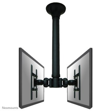 Neomounts FPMA-C200D Supporto a soffitto per doppio monitor/TV 10-40" - alt. 64-104 cm