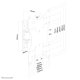 Neomounts FPMA-W115BLACK Supporto TV a parete 10-40