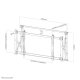 Neomounts LED-VW1750BLACK Supporto videowall da parete 32-55