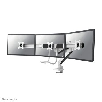 Neomounts NM-D775DX3BIANCO Braccio per monitor 17-27" - molla a gas - Topfix - 180°-stop